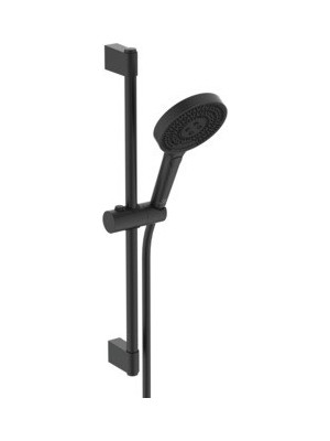 Ideal Standard A7897XG Idealrain Solos Sürgülü Duş Seti Mat Siyah 3 Fonksiyonlu