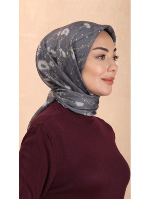 Lo'cella Pamuklu Soft Eşarp 4531-5 Gri