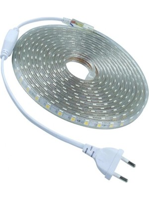 Hortum Şerit LED Çift Sıra 156 Led'li Gün Işığı Renk 220 Volt Tak Çalıştır