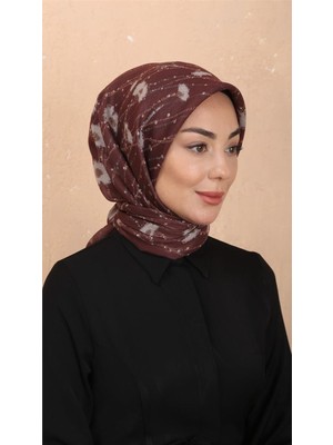 Lo'cella Pamuklu Soft Eşarp 4531-7 Bordo