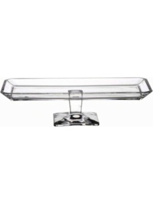 PremiumPort Şık Nude Ayaklı Baton Servis Tabak, Zarif ve Modern Tasarım