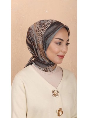 Lo'cella Pamuklu Soft Eşarp 4534-5 Gri