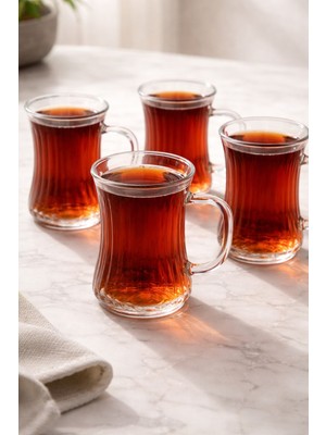 Yzhome 6 Lı Borosilikat Ince Cam Kulplu Pinterest Çay Bardağı Bardak