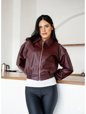 Orions Collection Polo Yaka Deri Ceket