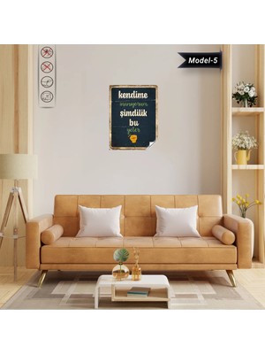 Akıllı Kağıt Statik Tutunma Özellikli Tablo - Poster Mizah (Model -5)