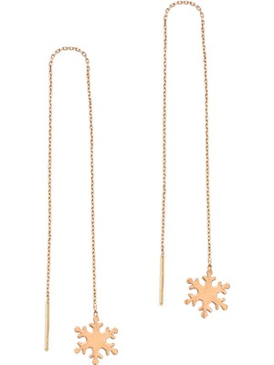 By Barun Kar Tanesi Küpe 925 Ayar Sallantılı Gümüş