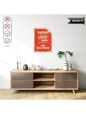Akıllı Kağıt Statik Tutunma Özellikli Tablo - Poster Mizah (Model -9)