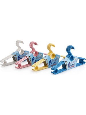 Go İthalat 6 Parça  Pls.boncuk Çocuk Elbise Askı (5473)