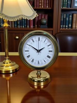 Judge Gold Altın Miras 25 x 20 cm Metal Masa Saati