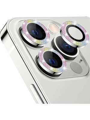 Genel Tedarik Ally Iphone 12 Pro Max 3D Metal Çerçeveli Kamera Lens KORUYUCU-(5775) - EMTHBA3590-9271