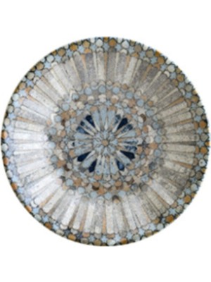 PremiumPort 6'lı Luca Mozaik Rita Acem Çay Tabağı, Şık ve Dayanıklı, 11 cm