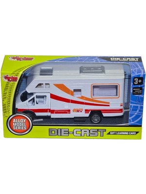 Moresun Buğz XFD889-311 Kutulu Çek Bırak Die-Cast Karavan - 1 Adet Stokta Olan Gönderilir