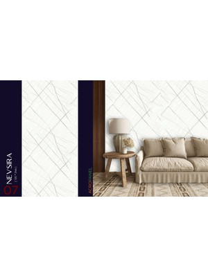 Acropanel Mermer Görünümlü Pvc Duvar Paneli (120 x 244 Cm)