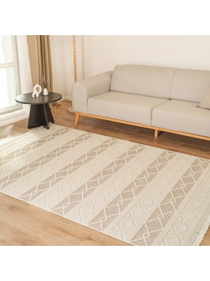 Kaşmir Halı 7/24 Iskandinav Larus Beige 120X180 cm
