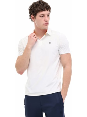 Lumberjack ml Crıs 12ELG22001 5pr Kırık Beyaz Erkek Kısa Kol T-Shirt