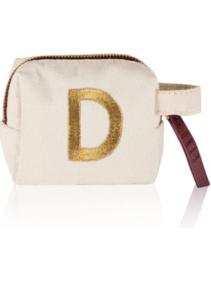 The Mia Harf Nakışlı Çanta D 14X12 cm