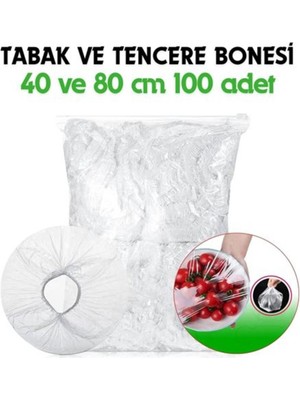 Genel Tedarik Hsnet Tabak ve Tencere Bone Seti 2 Boyutlu 100 Adet - EMTHBA7255-7572