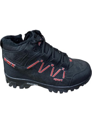 Güven Kundura Erkek Çocuk Içi Yünlü Kaymaz Tabanlı Yandan Fermuarlı Bot