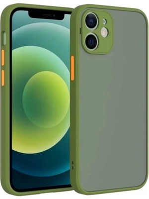 Butik iPhone 12 6.1inç Kamera Korumalı Premium Silikon KILIF-(5775)