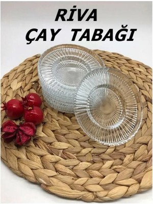 Teknotrust Riva Çay Tabağı Seti 6'lı, Şık ve Kullanışlı Ev Dekorasyonu Ürünleri
