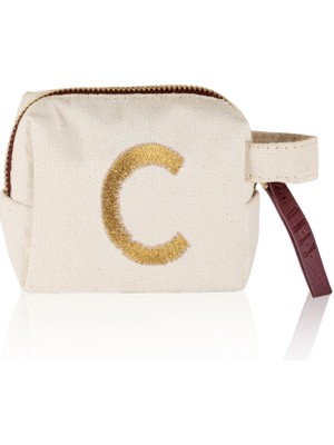 The Mia Harf Nakışlı Çanta C 14X12 cm