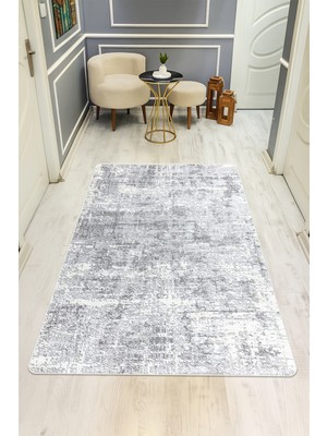 Dolce Mariee Eskitme Desenli Dijital Baskı Kaymaz Taban Halı H0071