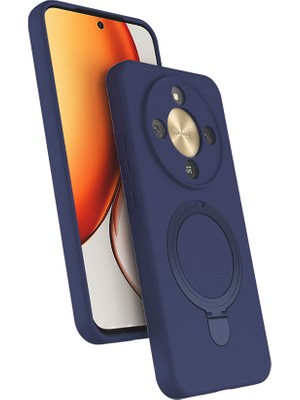 Adige Honor Magic 8 Lite Kılıf Samara Standlı Araç Tutucu Özellikli