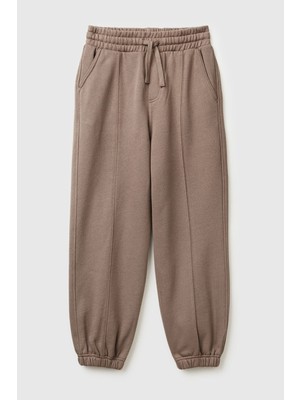 United Colors Of Benetton Turuncu Erkek Ej_logolu Büzgü Ipli Dikiş Detaylı Jogger Eşofman Altı Model Kodu: ( 3J73CF06S26H)