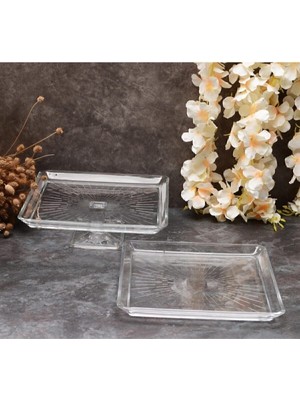 Teknotrust Şık Madlen Ayaklı ve Ayaksız Servis Tabakları Seti