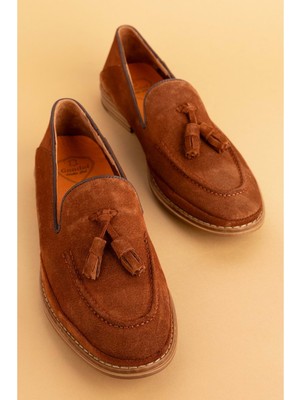 Gondol Içi Dışı Hakiki Deri Hafif Günlük Rahat Ayakkabı SRC.851 - Taba Süet - 43 Taba Süet