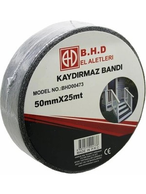Alvo Store Buğz Kaydırmaz Siyah Bant 50 mm x 25 mt