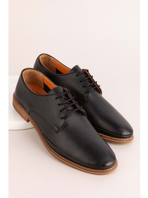 Gondol Içi Dışı Hakiki Deri Hafif Günlük Rahat Ayakkabı SRC.850 - Siyah - 43 Siyah