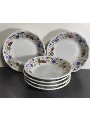 PremiumPort 12 cm Porselen Lalenaz Çay Tabakları, Şık ve Dayanıklı Set