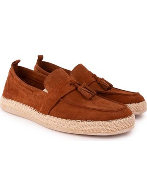 Gondol Içi Dışı Hakiki Deri Hafif Günlük Rahat Ayakkabı SF.1055 - Taba Süet - 43 Taba Süet