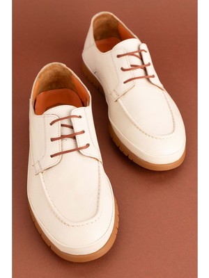 Gondol Içi Dışı Hakiki Deri Hafif Günlük Rahat Ayakkabı SRC.808 - Bej - 41 Bej