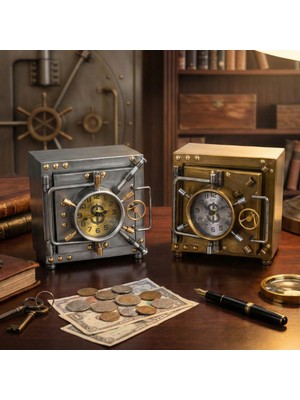 Akıllı Durak Kasa Tasarımlı Masaüstü Saat