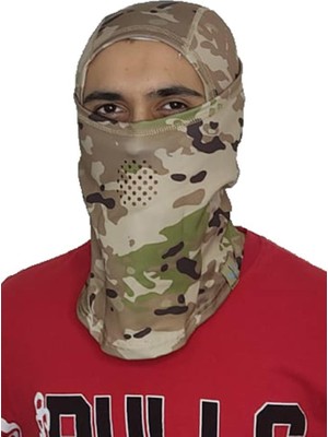 Single Sword Polarlı Kar Maskesi Kadın&erkek Balaklava Multicam