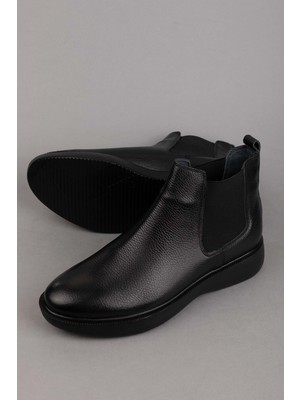 Gondol Erkek Hakiki Deri Günlük Bot SRC.704 - Siyah - 41 Siyah