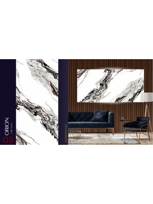 Acropanel Mermer Görünümlü Pvc Duvar Paneli (120 x 244 Cm)