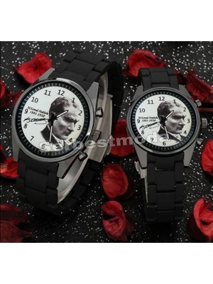 Spectrum Sevgiliye Hediye Sevgili Saatleri Mustafa Kemal Atatürk Temalı Çift Erkek Bayan Kol Saatleri Doğum Günü Yıl Dönümü Hediyesi
