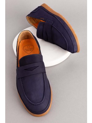 Gondol Içi Dışı Hakiki Deri Hafif Günlük Rahat Ayakkabı SRC.807 - Lacivert - 40 Lacivert