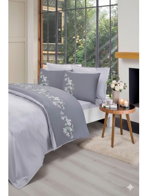Özdilek Boutique Cozy Çift Kişilik Nevresim Takımı - Antrasit