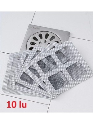 Alvo Store Buğz 10 Lu Lavabo Süzgeci, Banyo Gider Süzgeci, Sineklik Tamir Kiti