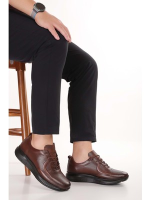 Gondol Erkek Hafif Rahat Taban Günlük Ayakkabı AF.3659 - Kahverengi - 40 Kahverengi