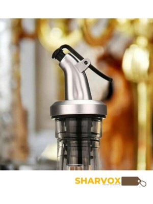 PremiumPort Kapaklı Şişe Ucu Servis Aparatı, Damlalık Yağdanlık Tapa, Mantar Uç