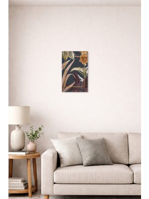 Arvion Zarif Yapraklar – Botanik Cam Tablo