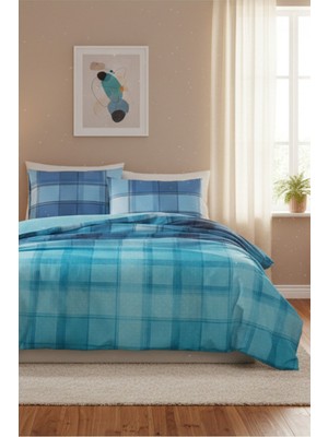 Özdilek Firuze Nevresim Takımı Çift Kişilik - Mavi