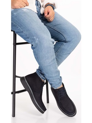 Gondol Erkek Hakiki Deri Günlük Bot SRC.504 - Laci Nubuk - 43 Laci Nubuk