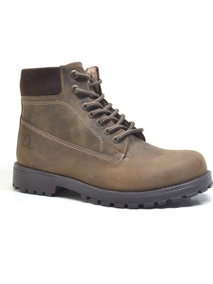 Rakerplus Neson Hakiki Deri Kum Rengi Kışlık Çocuk Bot Postal Ayakkabı