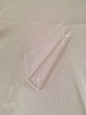 PremiumPort Şeffaf Pleksi Plak Standı 3 Mm, 4cm x 30CM, Dekor ve Sergileme Amaçlı